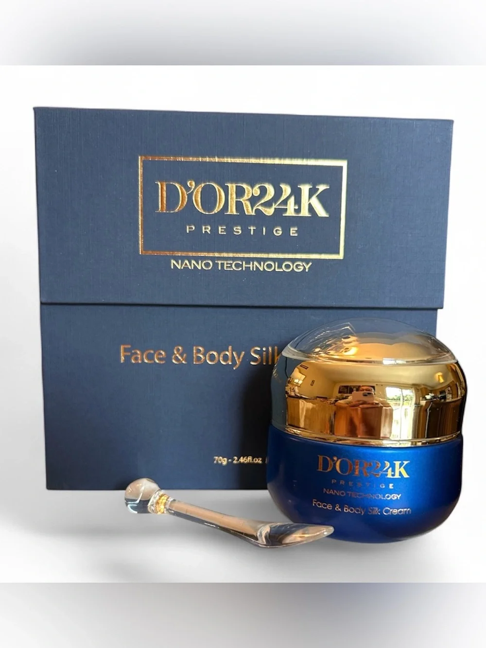 D’OR24K Prestige Face & Body Silk Cream 2.46fl.oz.  NIB